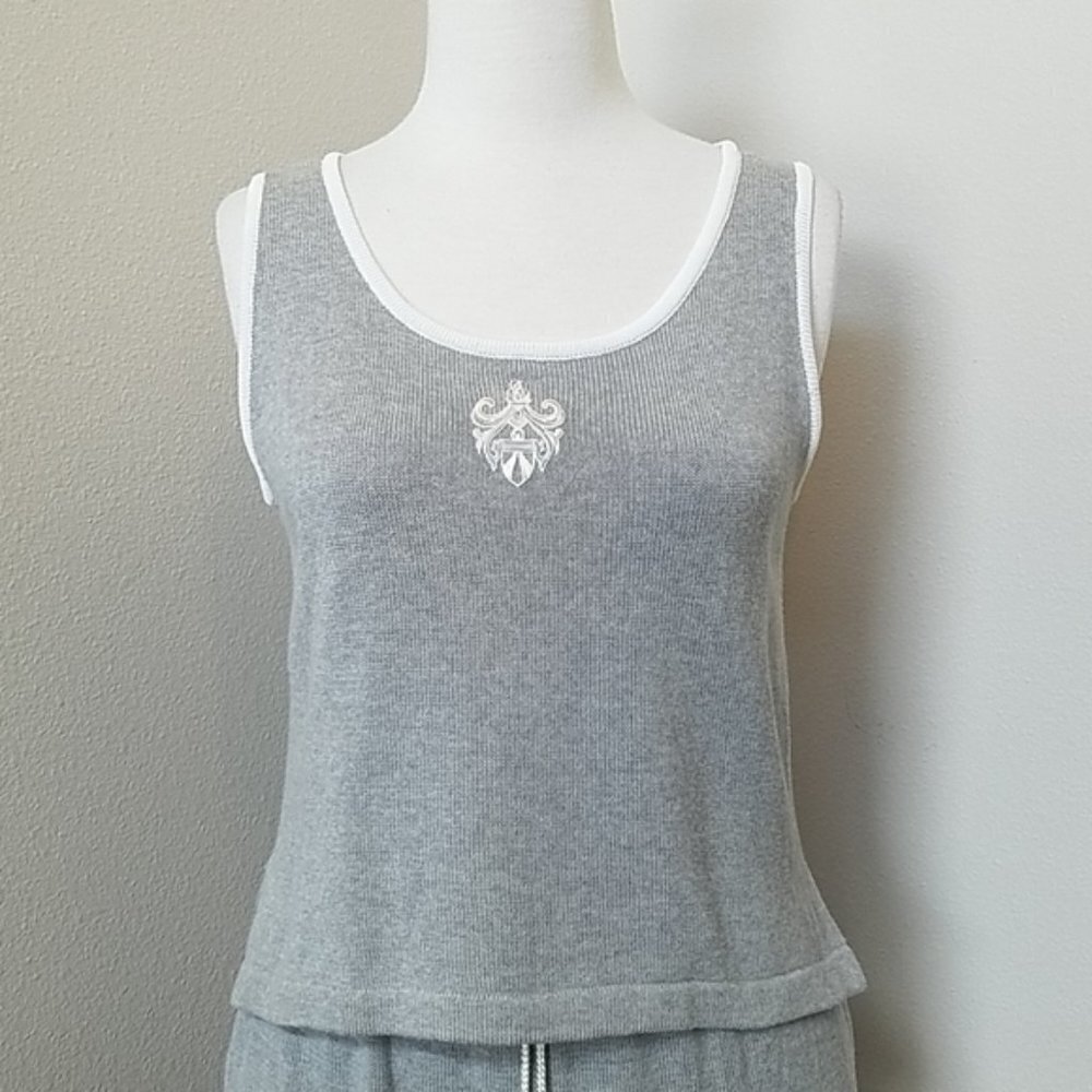 Vintage St. John Sport Grey Tank Top